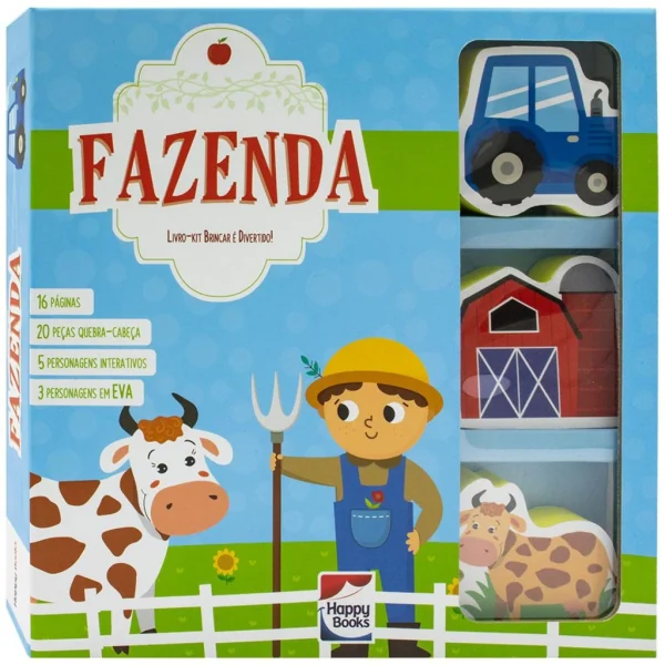 LIVRO BRINCAR E DIVERTIDO! FAZENDA