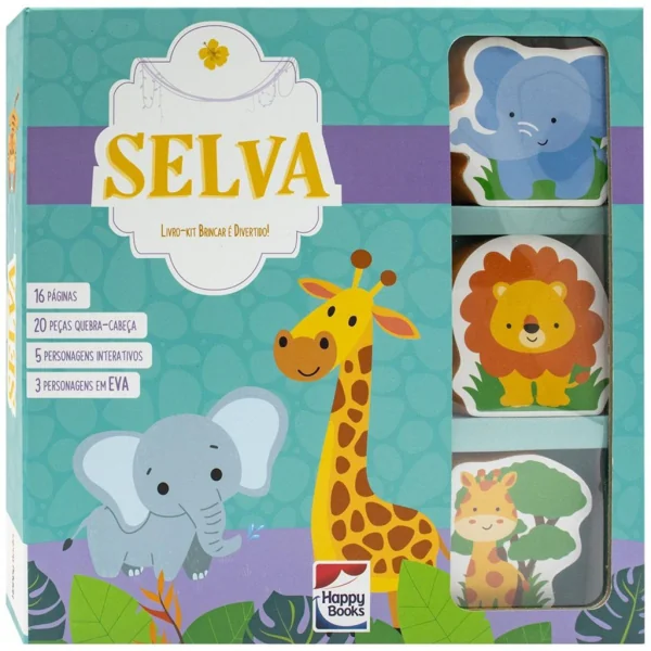 LIVRO BRINCAR E DIVERTIDO! SELVA