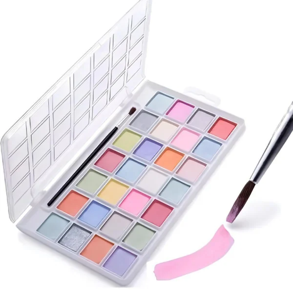 AQUARELA PEROLIZADA PICNIC - 28 CORES - ESTOJO + PINCEL