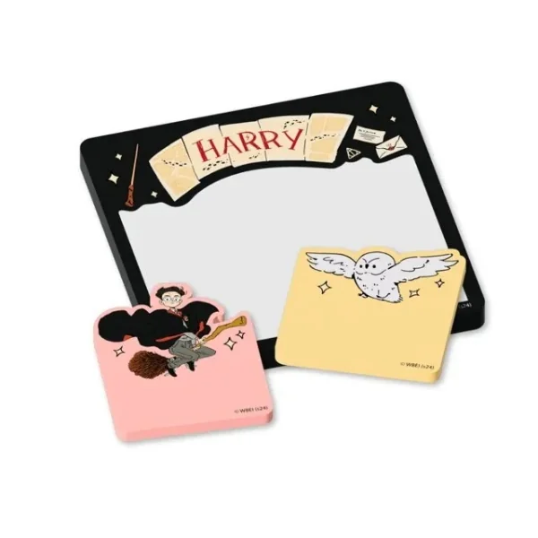 BLOCO ADESIVO HARRY POTTER - BLISTER C/ 3 BLOCOS