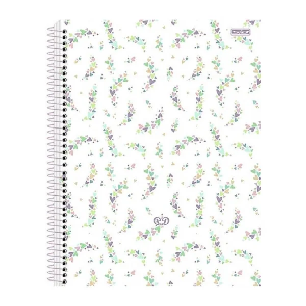 CADERNO ESPIRAL COLEGIAL 1M 80F - DETALHES