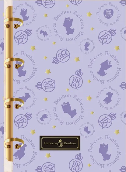 CADERNO COLEGIAL ARGOLADO 179X241 160F - REBECA BONBON