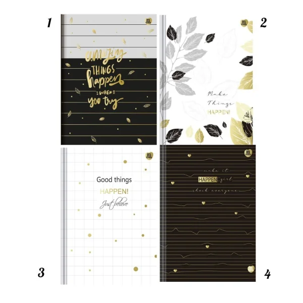 CADERNO COLEGIAL COSTURADO 160F - HAPPEN (perfumado)