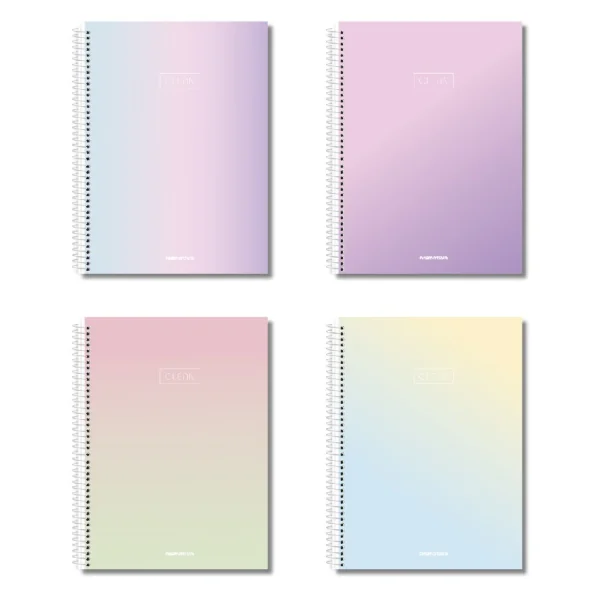 CADERNO UNIVERSITÁRIO 10M 160F - CLEAN