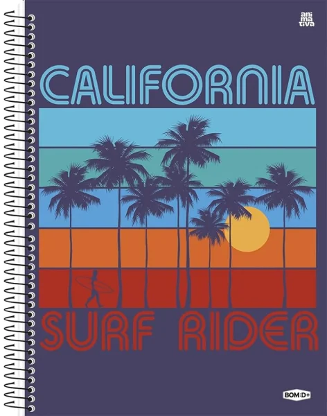 CADERNO UNIVERSITÁRIO 1M 80F - BOM D+ MASCULINO