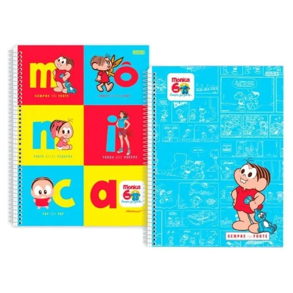 CADERNO UNIVERSITÁRIO 1M 80F - MONICA