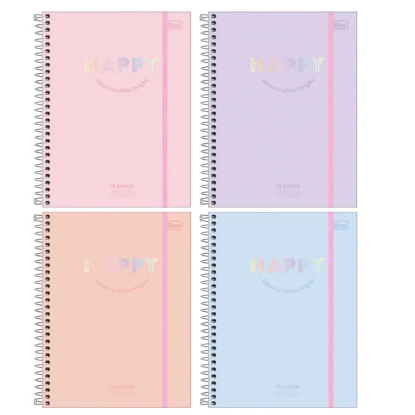PLANNER ESPIRAL HAPPY M7 (TILIBRA)