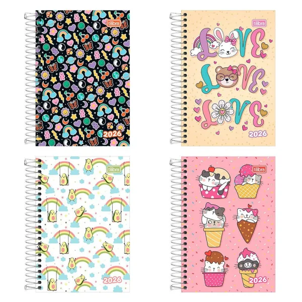 AGENDA ESPIRAL SPICE FEMININA M3