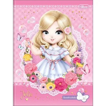 CADERNO BROCHURA QUADRICULADO 1.0 JOLIE 40F
