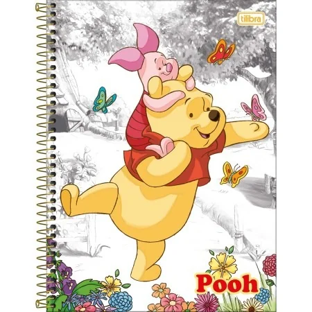 CADERNO UNIVERSITÁRIO POOH CORE 1M 80F