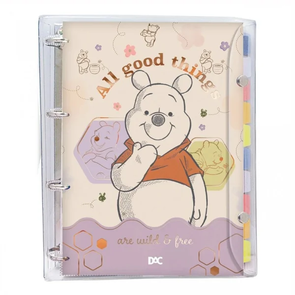 CADERNO ARGOLADO UNIVERSITÁRIO POOH - DAC