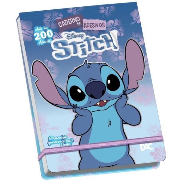 CADERNO DE ADESIVOS STITCH - DAC