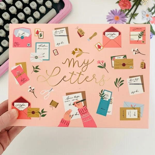Caixa com 12 Papeis de Carta Decorados e Envelopes - Edicao Colecionador