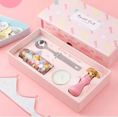 Kit Sinete com Carimbo Rosa