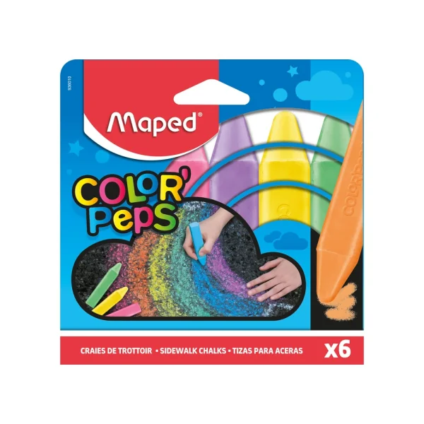 GIZ DE CHÃO COLORPEPS 6 CORES - MAPED