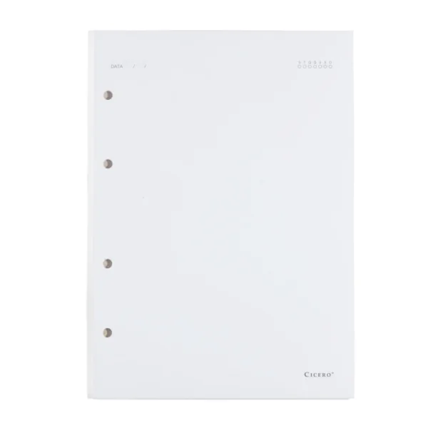 REFIL CADERNO CRIATIVO ARGOLADO 40FLS OFFSET 90G SEM PAUTA 17X24