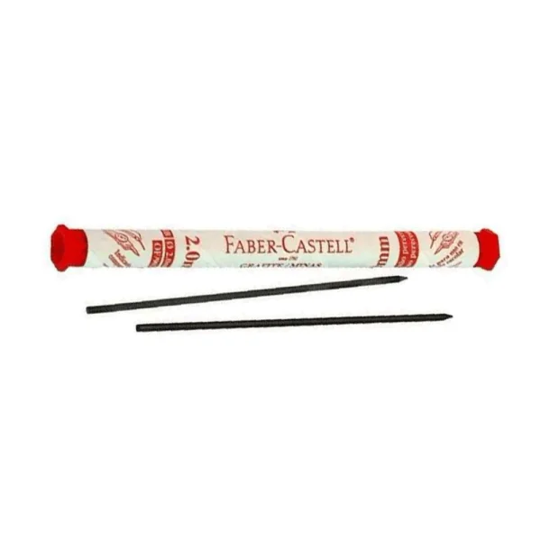 GRAFITE 2.0MM 2,0 HB 12TUBOSX06MINAS - FABER-CASTELL