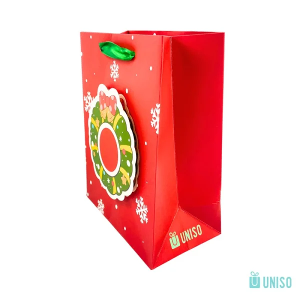 SACOLA DE PRESENTE MERRY XMAS TAM. M