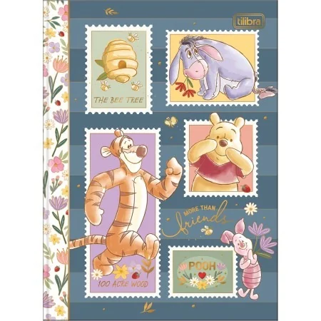 CADERNO LUXO COLEGIAL POOH 80F