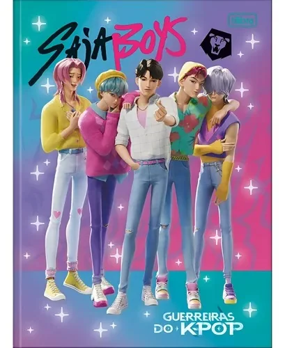 CADERNO BROCHURA GUERREIRAS KPOP 80F