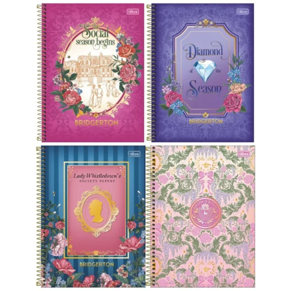 CADERNO UNIVERSITÁRIO BRIDGERTON 1M 80F