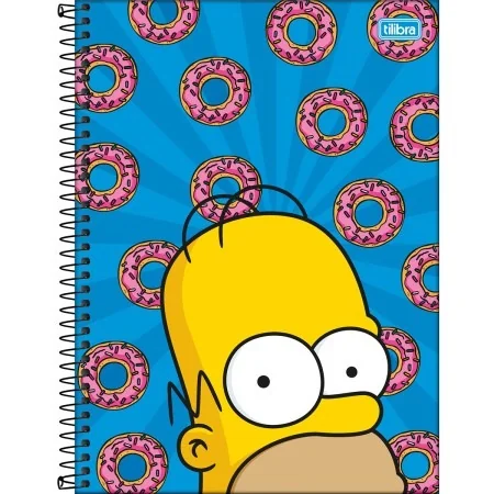 CADERNO UNIVERSITÁRIO SIMPSONS 1M 80F