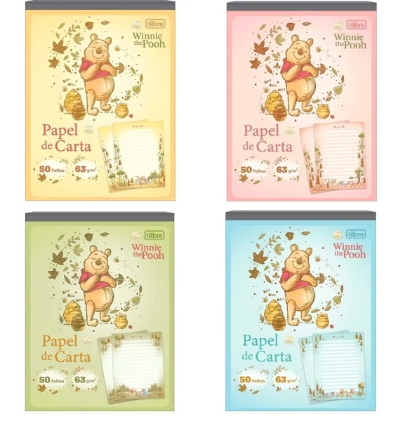 PAPEL CARTA POOH 50F