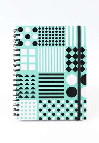 CADERNO COLLEGE GREEN DOTS CAPA DURA 80FLS (170X235MM) MOLIN