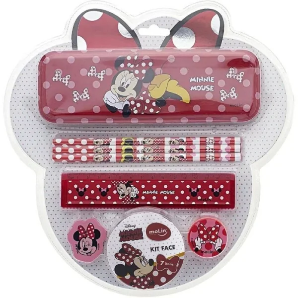 KIT FACE MINNIE - 7 ITENS