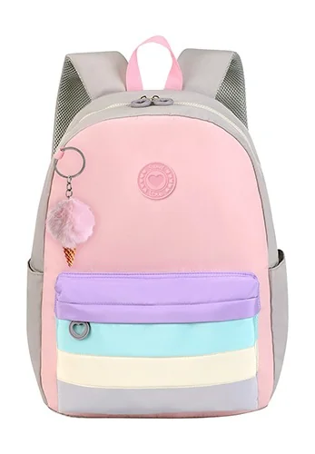 MOCHILA SWEET LOVE CINZA