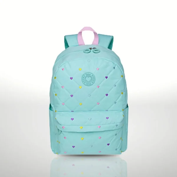 MOCHILA SWEET LOVE HEART GREEN