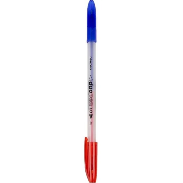 CANETA ESFEROGRAFICA DUOPEN AZ/VM 1,00MM - NEWPEN