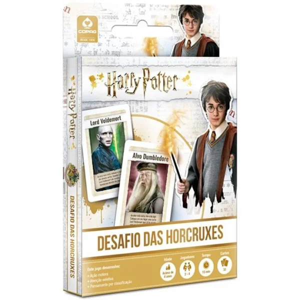 JOGO DE CARTAS HARRY POTTER DESAFIO HORCRUXES - COPAG