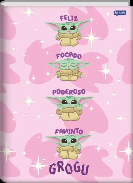 CADERNO BROCHURA 1/1 80FLS GROGU