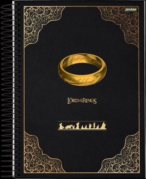 CADERNO ESPIRAL 10X1 160FLS SENHOR DOS ANEIS
