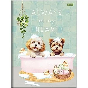 CADERNO BROCHURA 1/4 80F FURFRIENDS