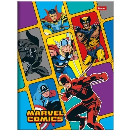 CADERNO BROCHURA 1/1 80F MARVEL COMICS