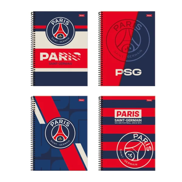 CADERNO UNIVERSITARIO 1/1 80F PARIS SAINT GERMAIN PSG