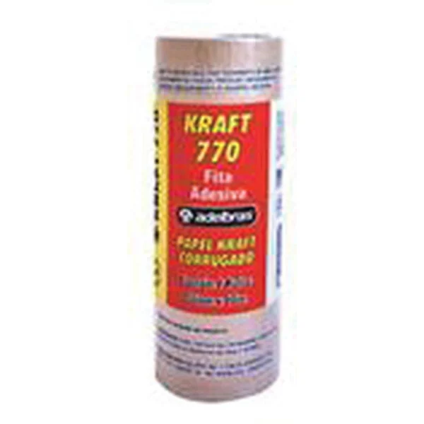 FITA PARA EMPACOTAMENTO PAPEL KRAFT 770 36MMX10MTS - ADELBRAS CREPE