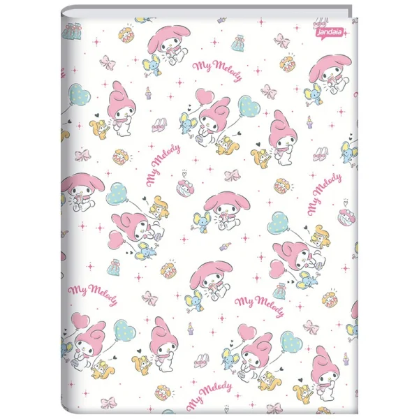 CADERNO BROCHURA 1/4 80FLS MY MELODY