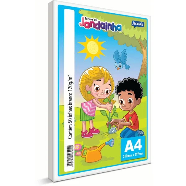PAPEL SULFITE A4 JANDAINHA  120GRS BRANCO (pct 50un)