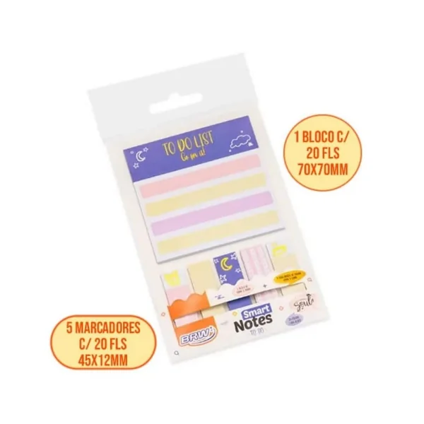 BLOCO SMART NOTES TO DO - AMANHECER - 20FLS - 6BLOCOS