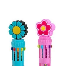 CANETA ESFEROGRÁFICA DIVERT 0.7MM GARDEN 10 CORES
