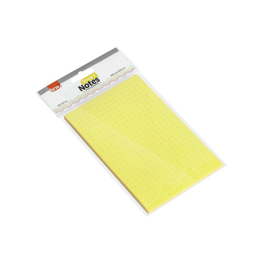 BLOCO SMART NOTES 98X150MM - PONTILHADO NEON