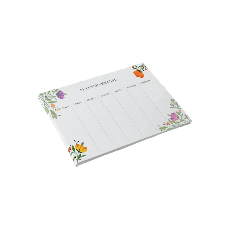 PLANNER DE MESA SEMANAL NÃO DATADO BOTÂNICA - 54 FLS