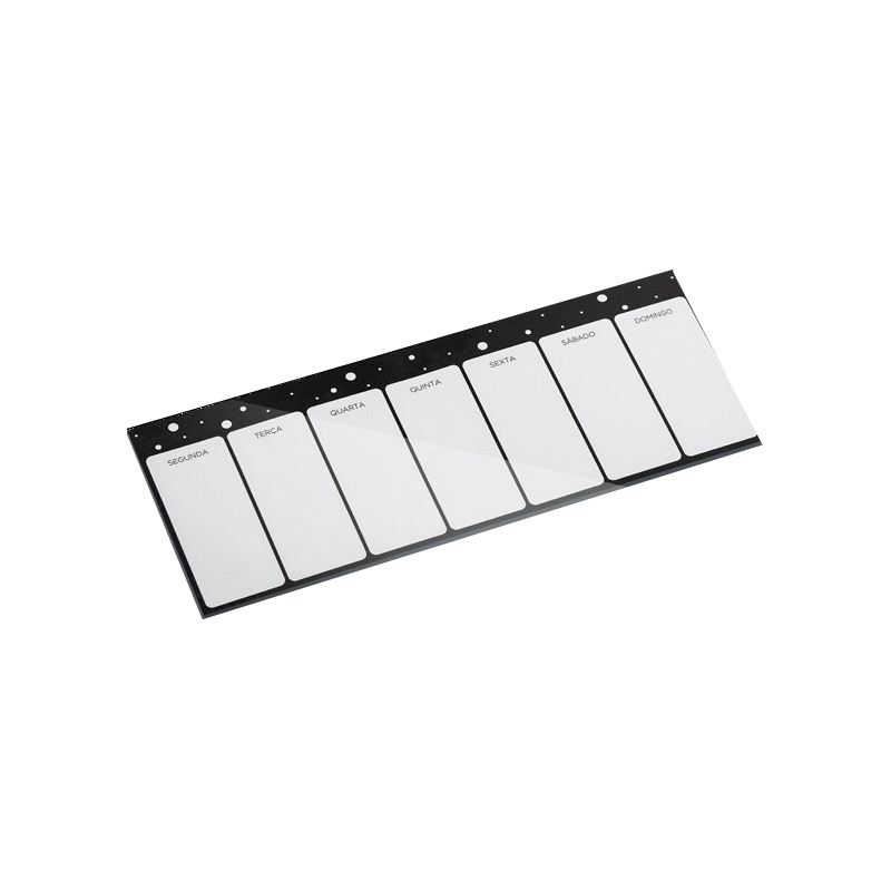PLANNER DE MESA SEMANAL NÃO DATADO BLACK - 54 FLS
