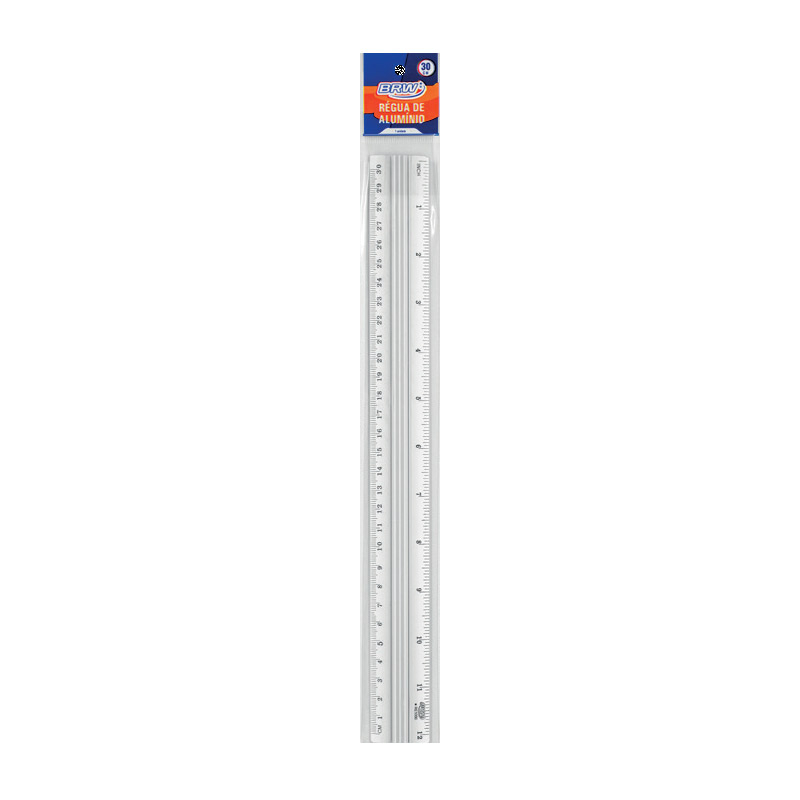 RÉGUA DE ALUMÍNIO 30CM