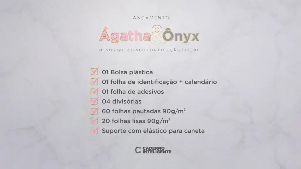 CADERNO INTELIGENTE AGATHA - A5