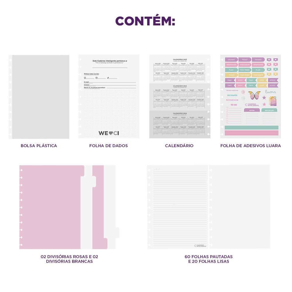 CADERNO INTELIGENTE BY LUARA AURORA - MEDIO