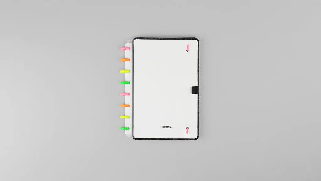 CADERNO INTELIGENTE LETS GLITTER NEON BLACK - A5